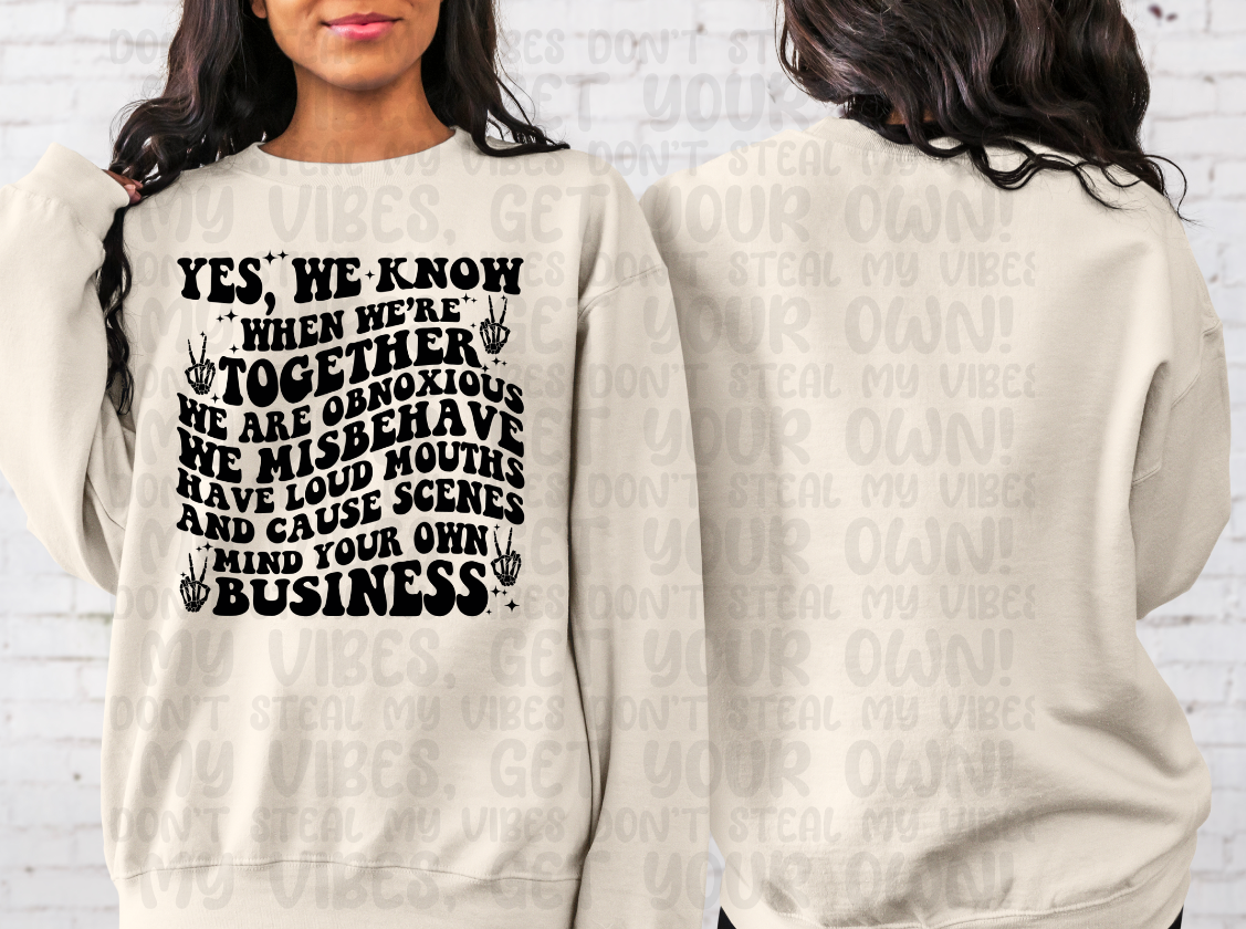 Best Friend (Front & Back) Top Design