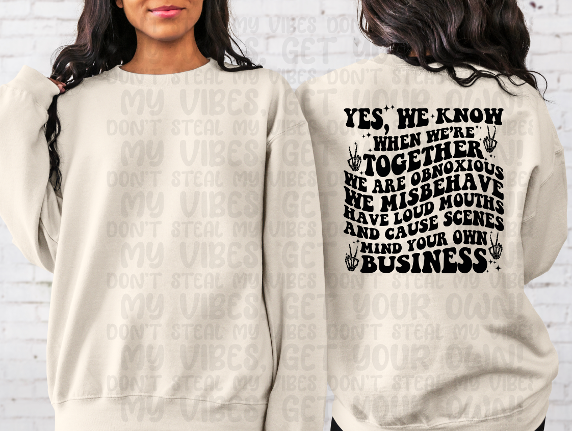 Best Friend (Front & Back) Top Design