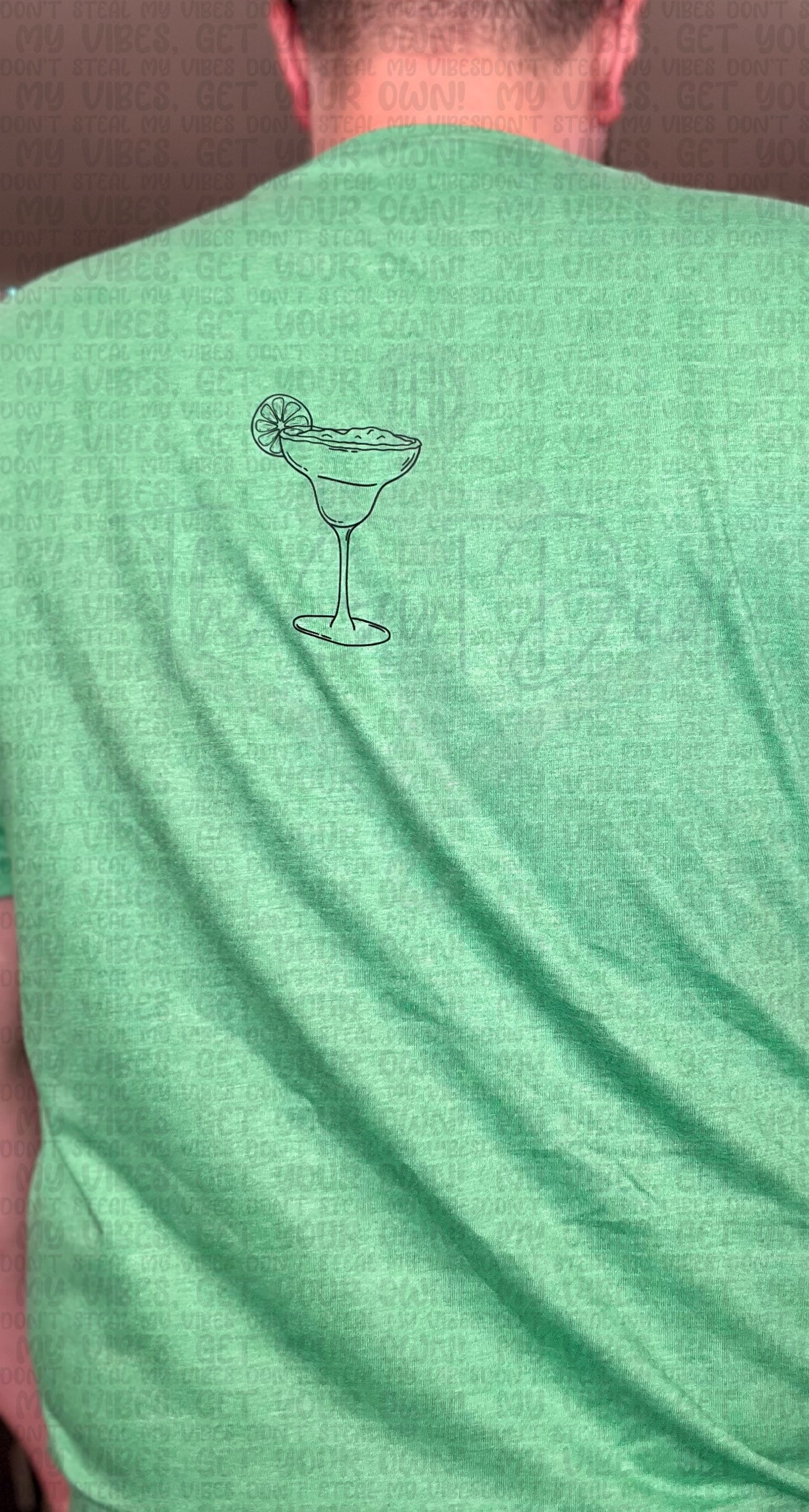 Give Me 5 Margaritas (Front & Back) Top Design