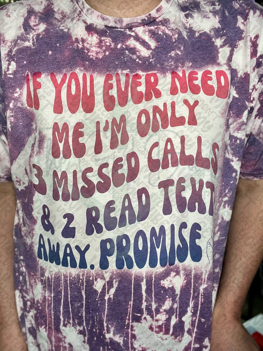 3 Missed Calls & 2 Read Text  Top Design