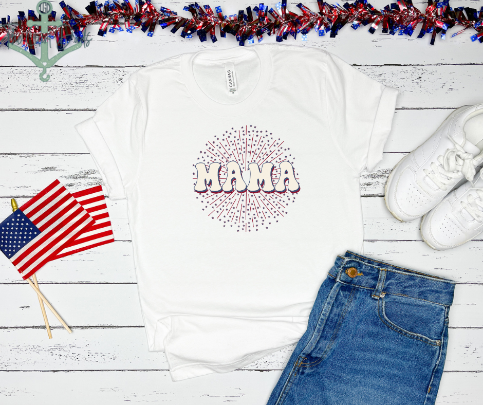 Mama Fireworks Top Design