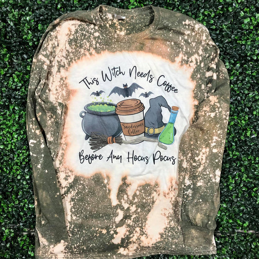 This Witch Needs Coffee Top Design