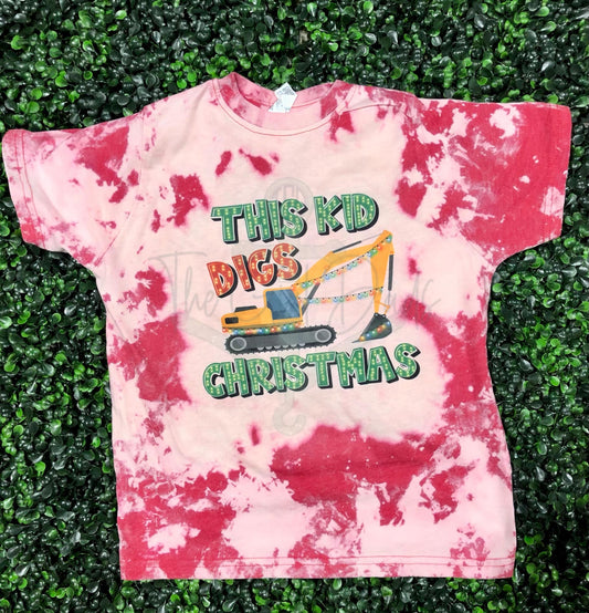 This Kid Digs Christmas Top Design