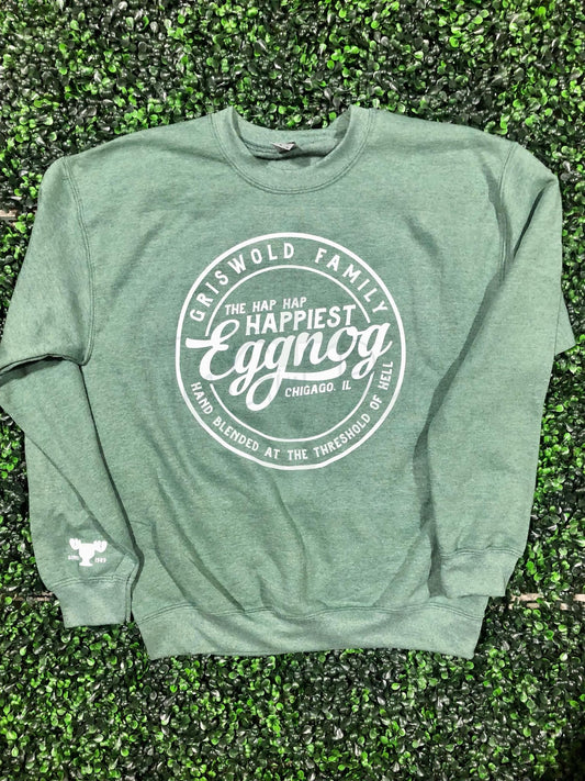 Happiest Eggnog Screen Print Top Design