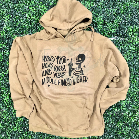 Middle Finger Higher Top Design