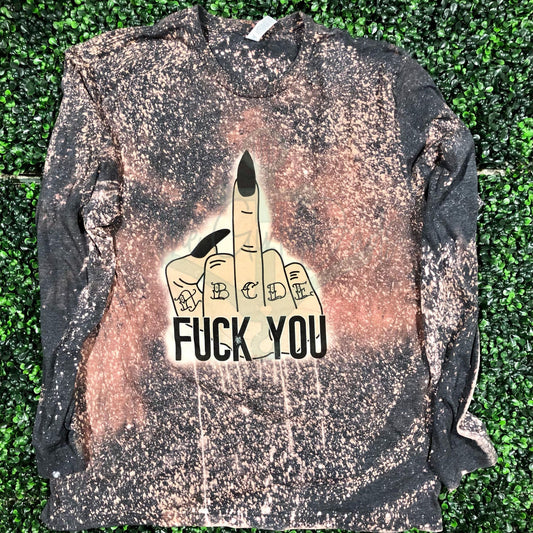 ABCDE F*CK You Top Design