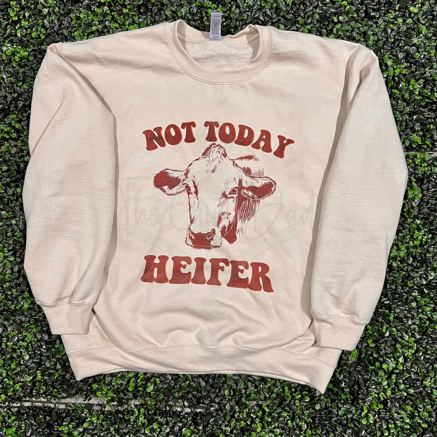 Not Today Heifer Top Design