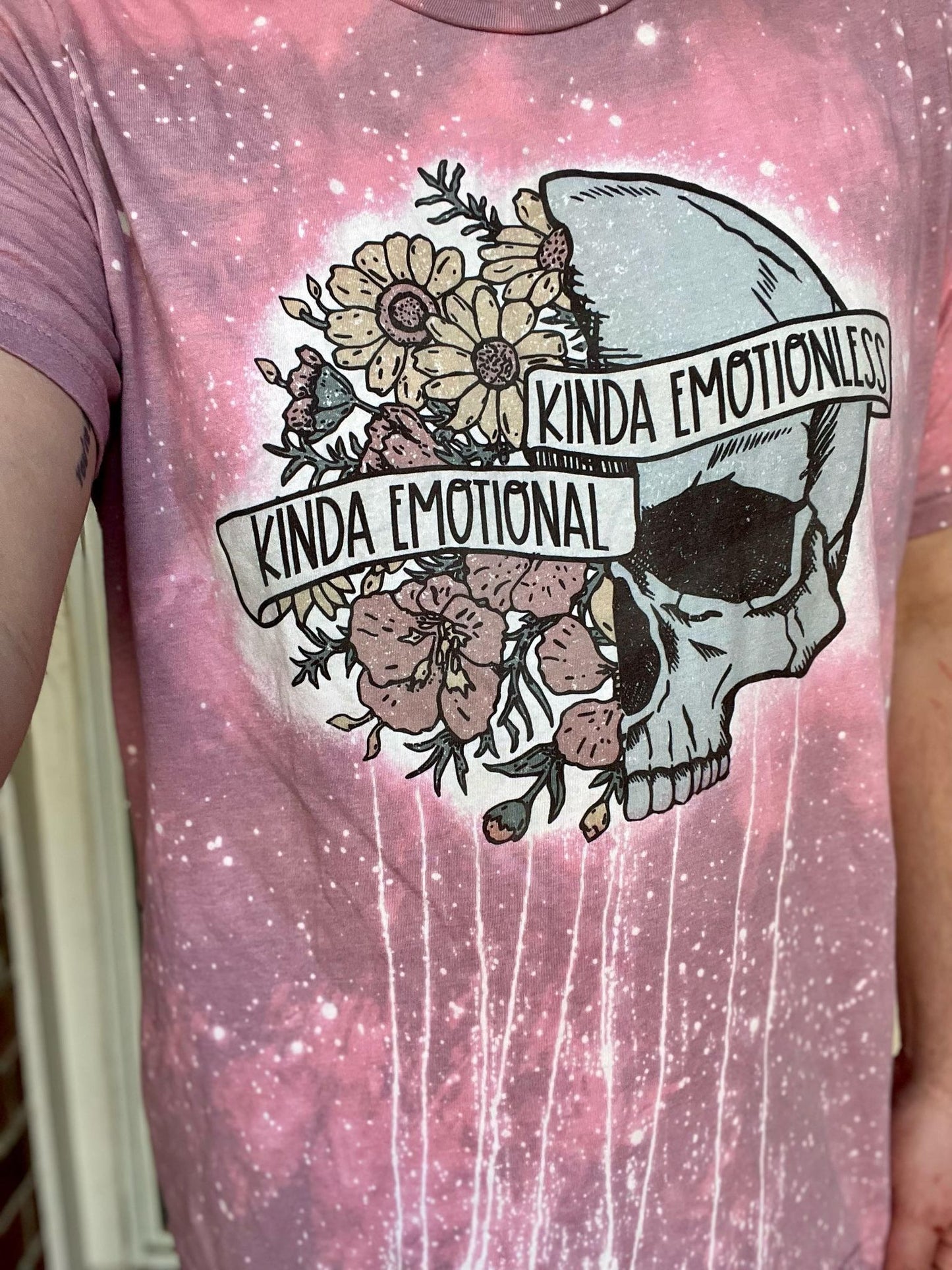 Kinda Emotional Kinda Emotionless (Color) Top Design