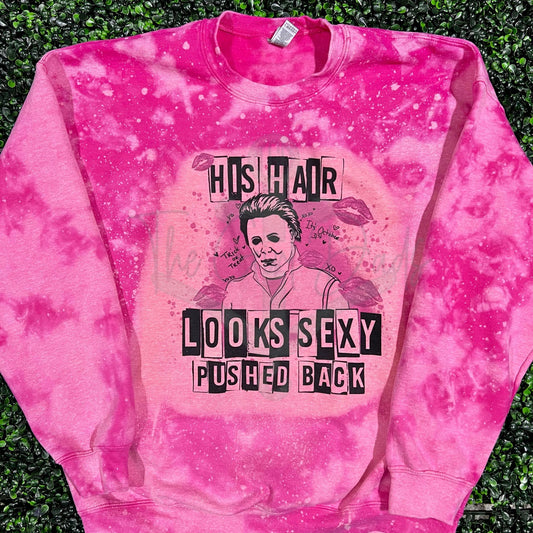 His Hair Looks Sexy Pushed Back Top Design