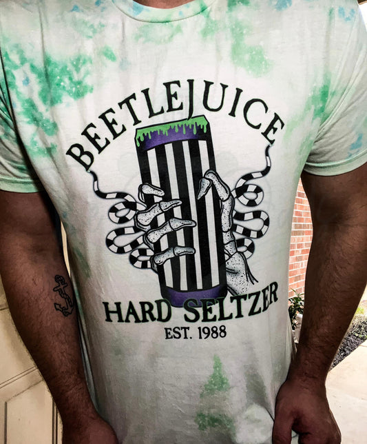 Beetlejuice Hard Seltzer Top Design