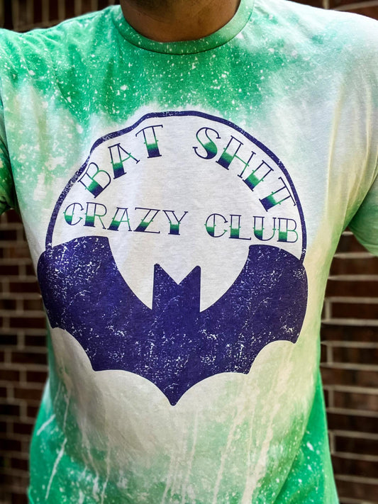 Bat Shit Crazy Club Top Design