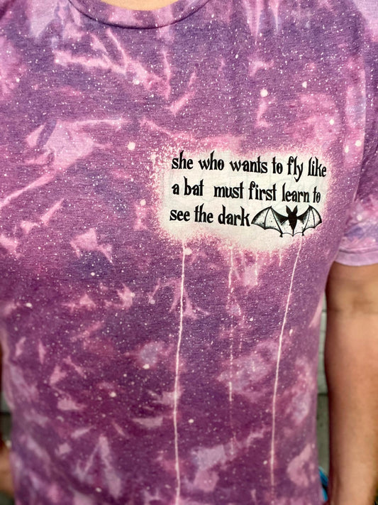 Fly Like a Bat (Front & Back) Top Design