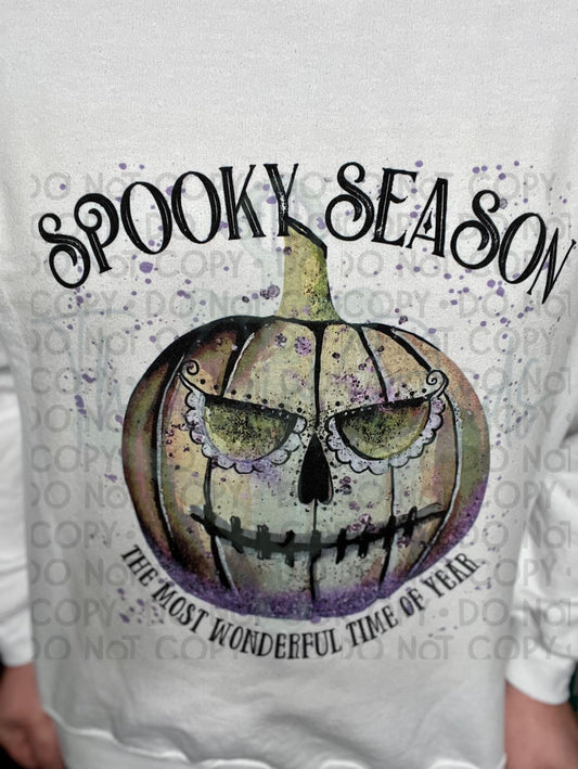 Spooky Season Most Wonderful Time of Year Top Design
