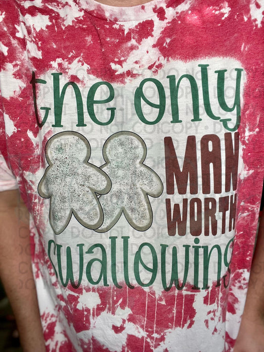 Only Man Worth Swallowing Top Design