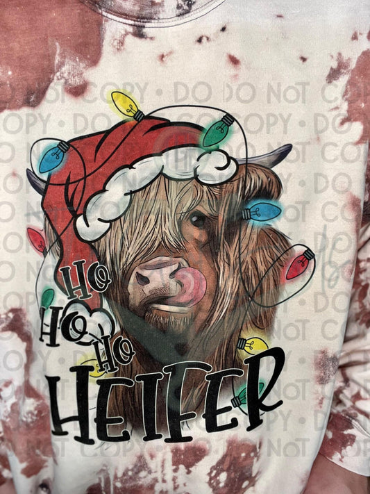 Ho Ho Heifer Top Design