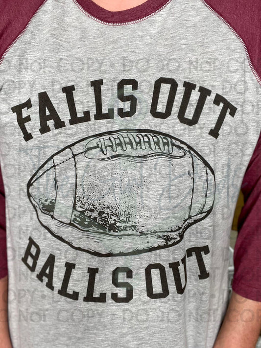 Falls Out Balls Out Top Design