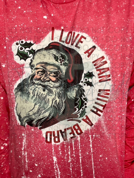 I Love a Man with a Beard Top Design