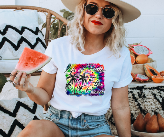Life is Better at the Beach Top Design