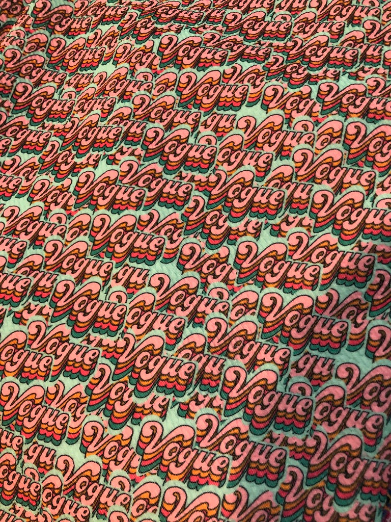 Retro Bow Fabric