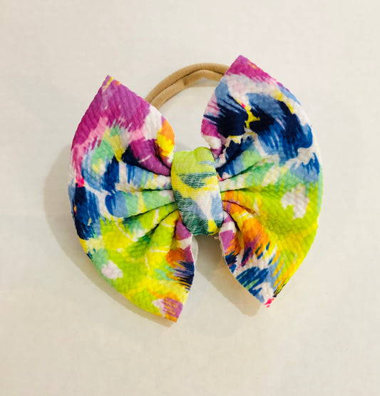 LF Leopard Bow Fabric
