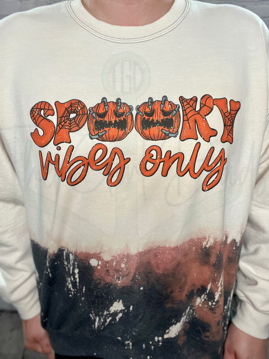 Spooky Vibes Only Top Design