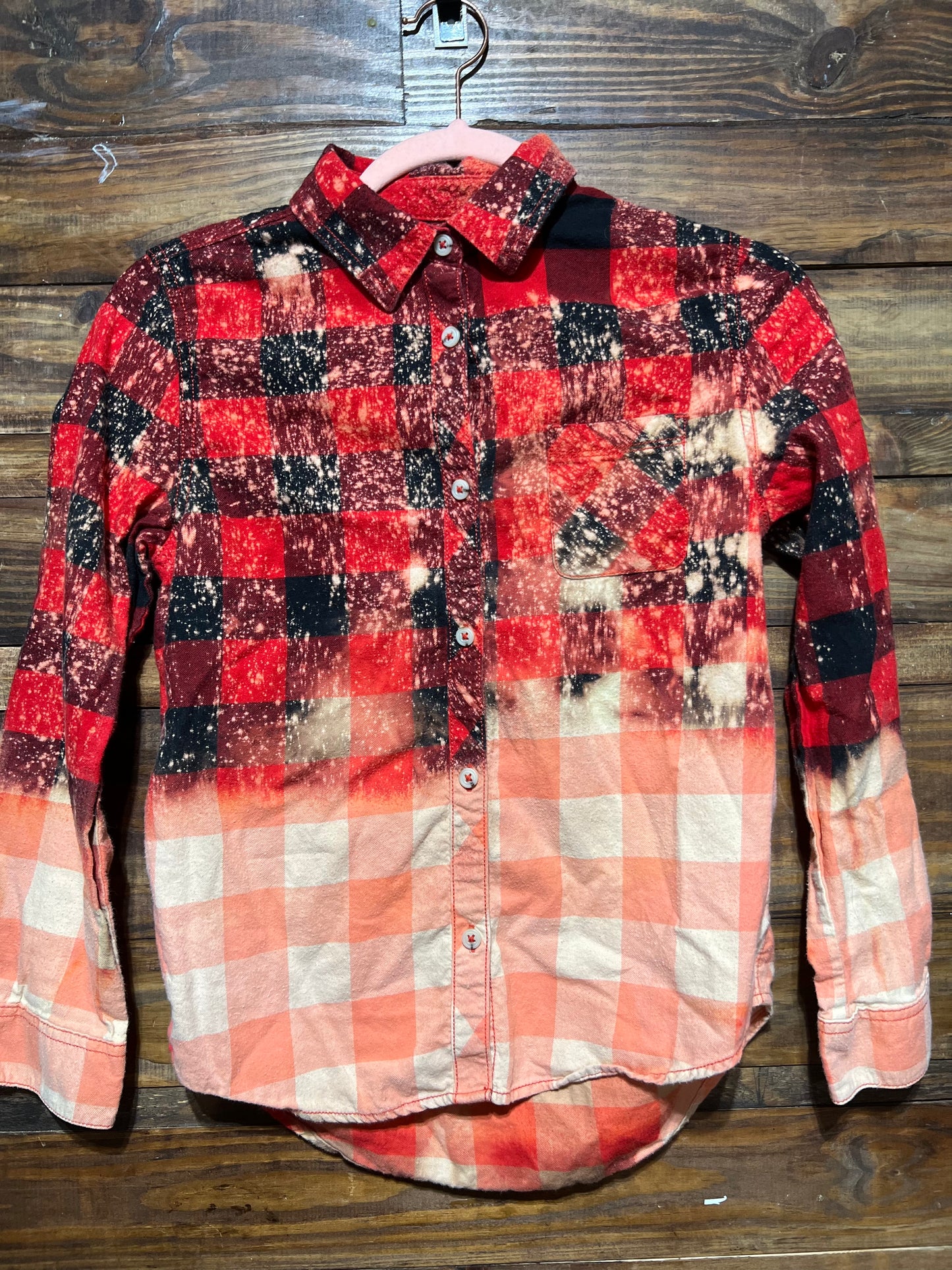 Flannel - YOUTH L (10/12) - Red & Black