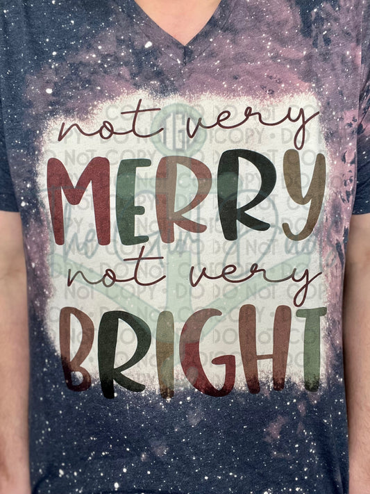 Not Very Merry Not Very Bright Top Design