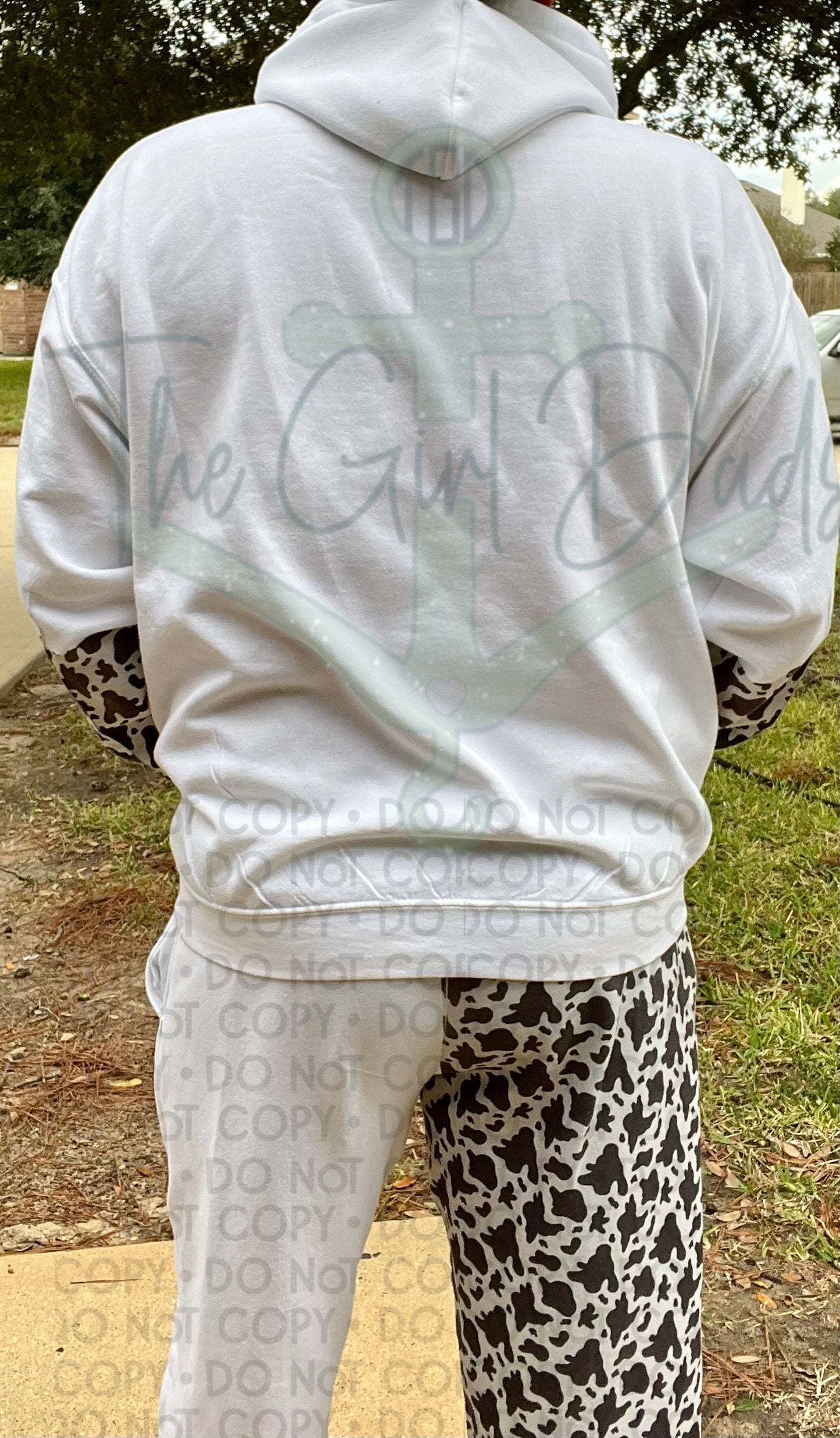 Freezing To Death White Sweat-Set