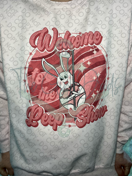Welcome To The Peep Show Top Design