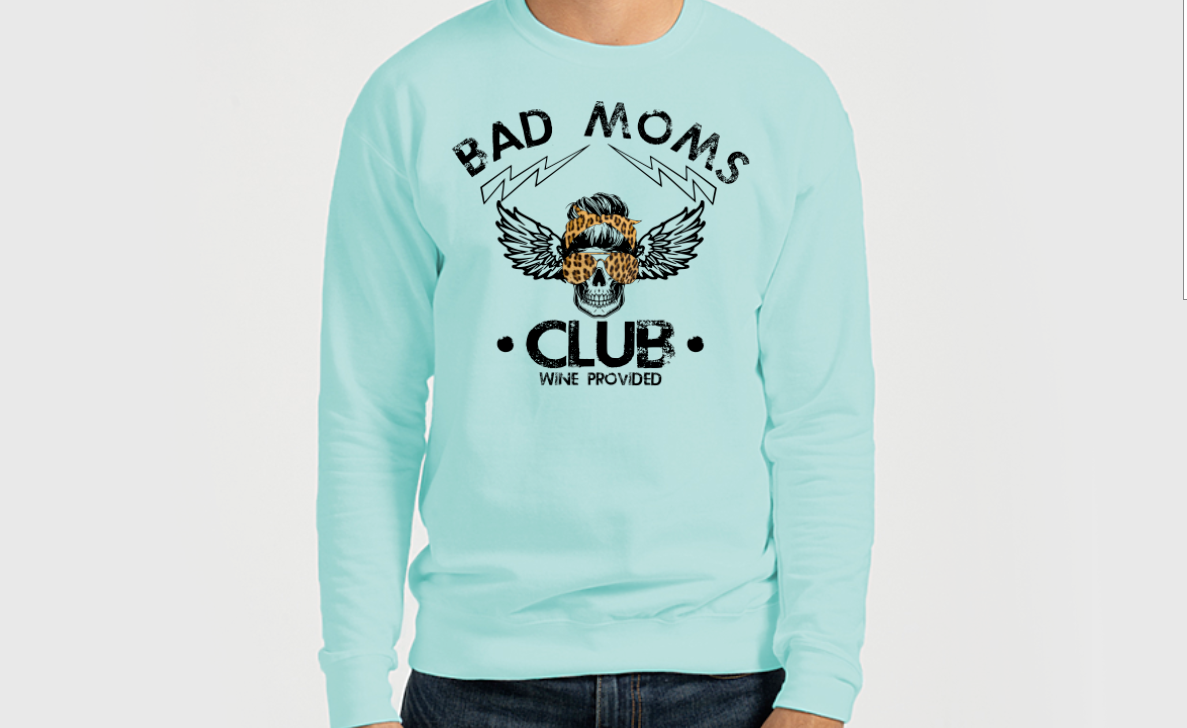 Cheetah Bad Moms Club Tee