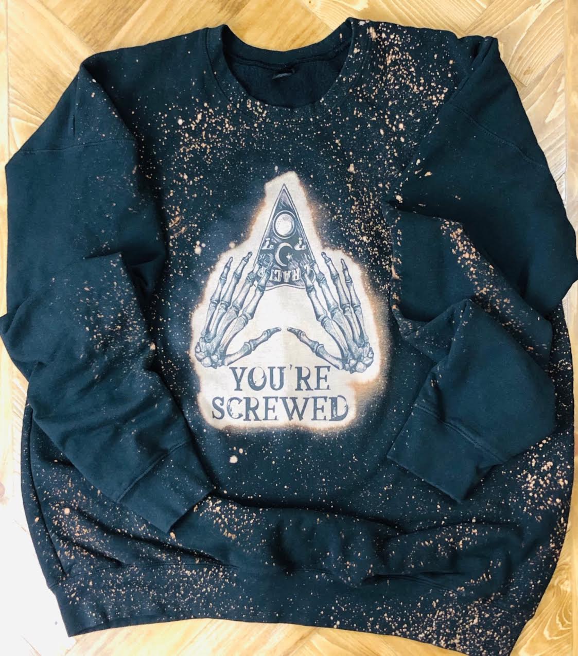 You're Screwed Top Design