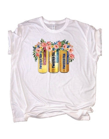 Twisted Floral Tee