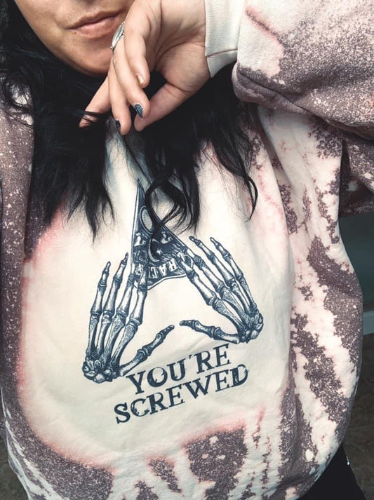 You're Screwed Top Design