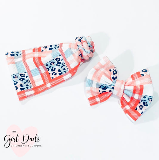 Wild about Plaid Bow